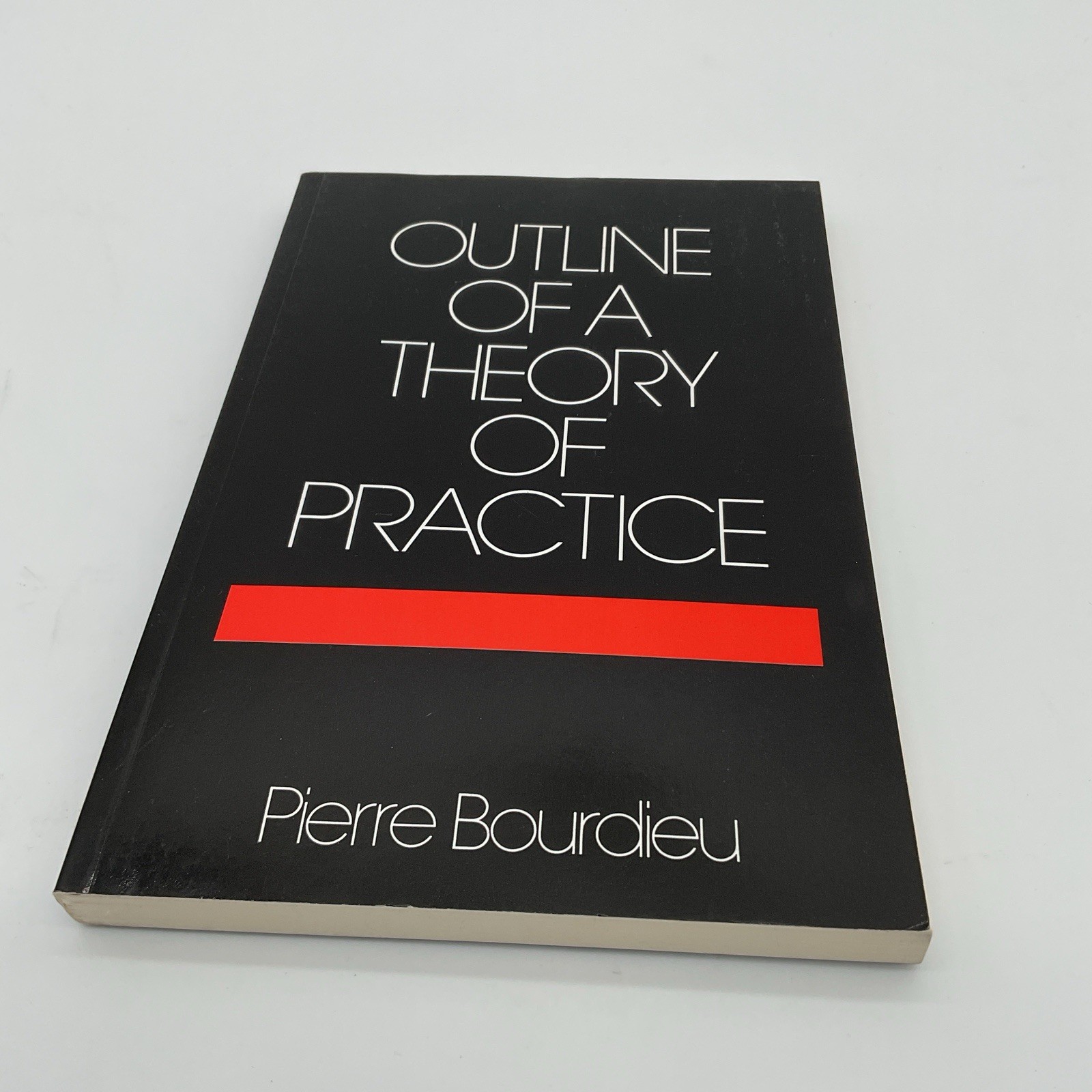 Outline of a Theory of Practice Pierre Bourdieu 2004 Paperback 248 Pages