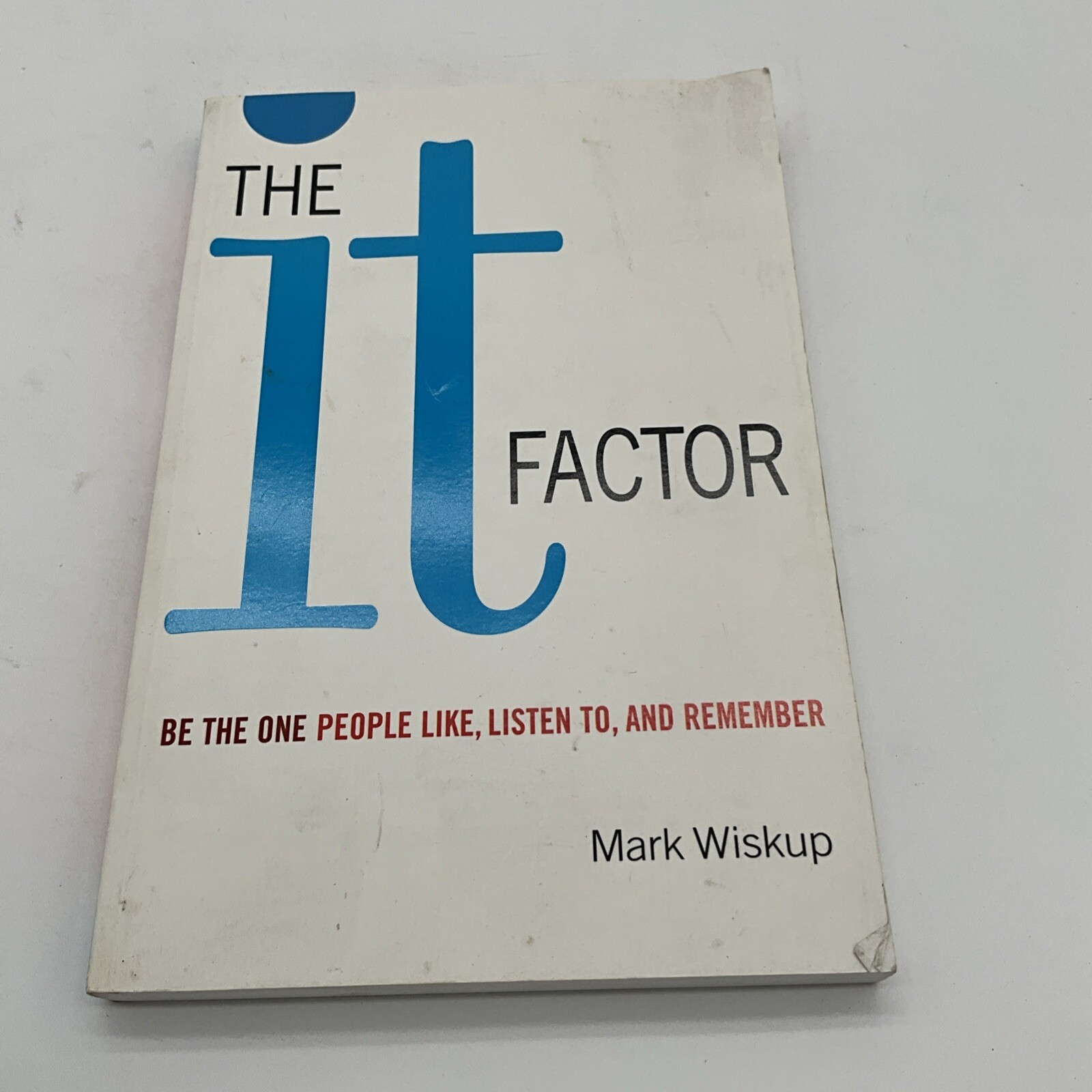 The It Factor: Be the One People Like, Listen To, and Remember by Wiskup, MarkBZ