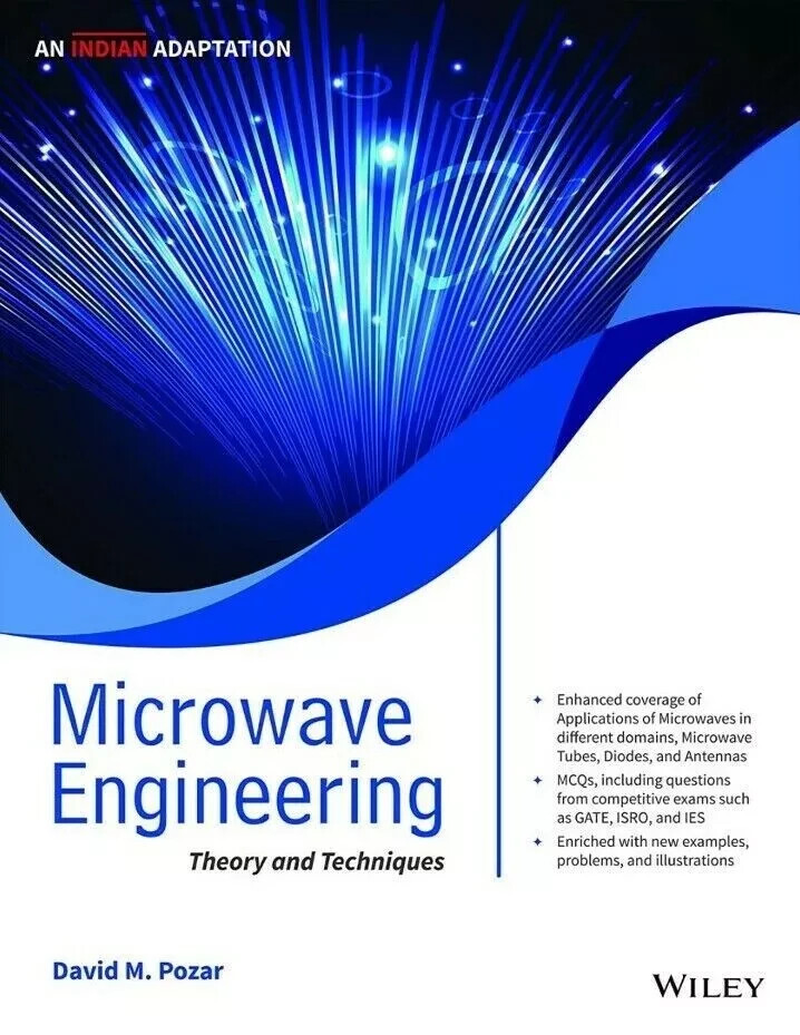 Microwave Engineering by David M. Pozar 4th INTL ED – FREE SHIP FROM USA