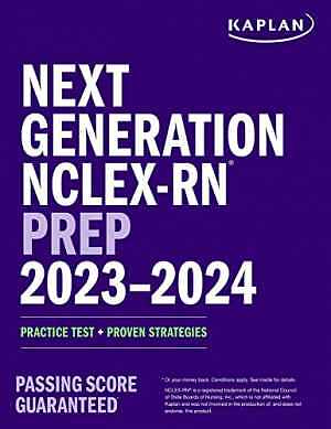 Next Generation NCLEX-RN Prep 2023-2024: – Paperback, by Kaplan Nursing – Good o