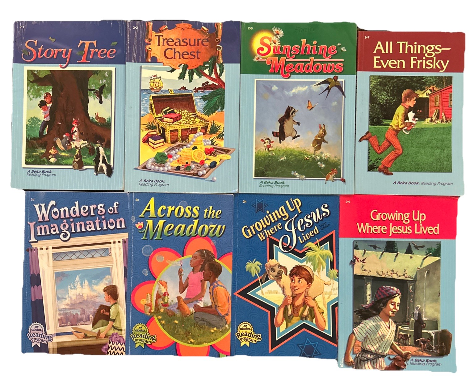 Abeka Book Grade 2nd Grade Reading Program 8 Books Homeschool Curriculum A Beka