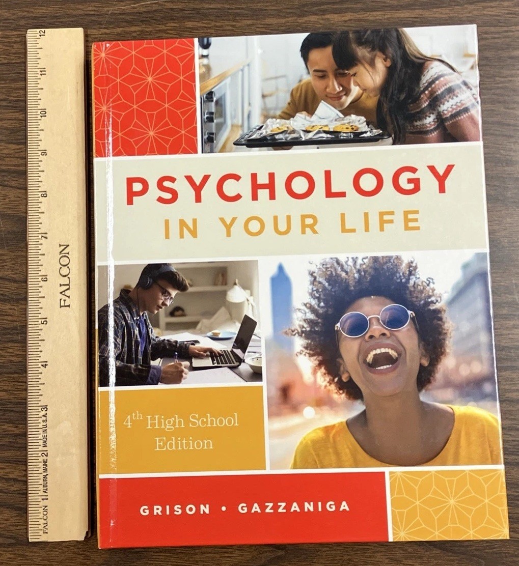 LOT Psychology in Your Life 4e 4th Ed Grison Gazzaniga Student HB & Study Guide