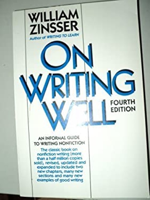 On Writing Well Hardcover William Zinsser
