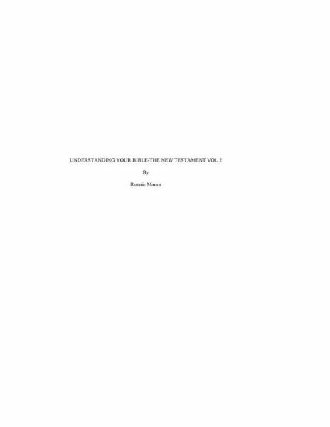 Understanding Your Bible-The New Testament