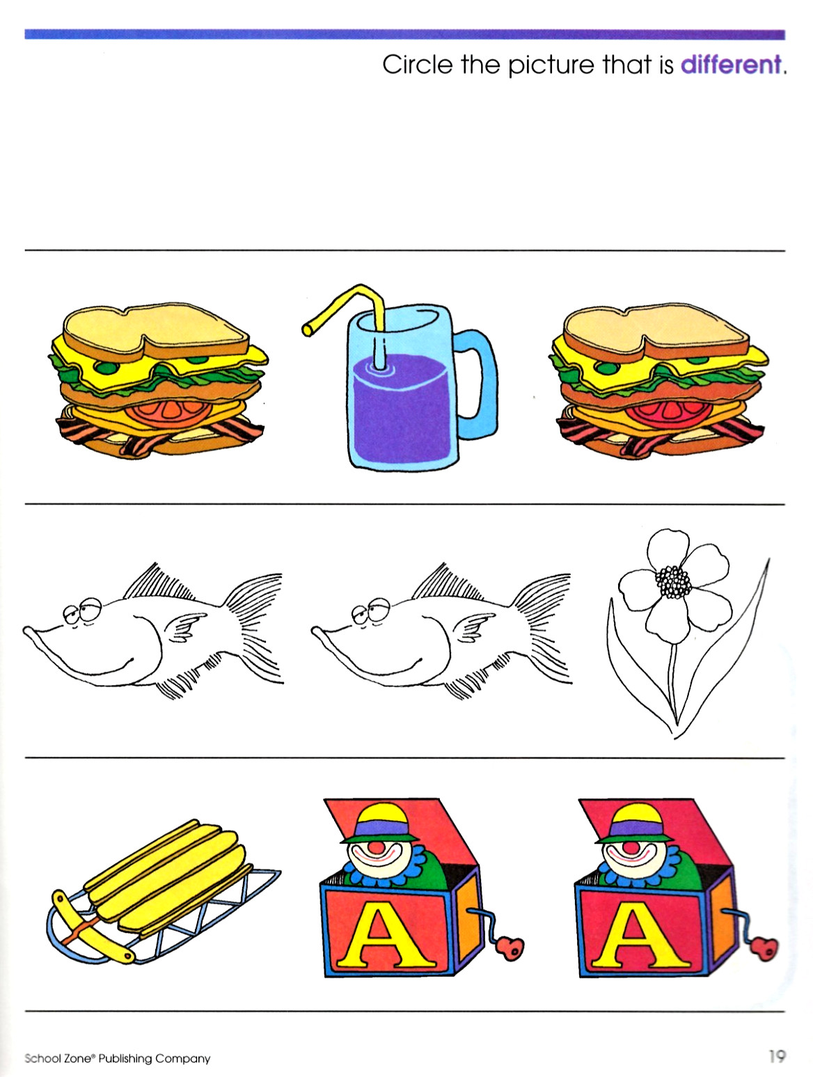 “SAME OR DIFFERENT” ~ (PRESCHOOL / AGES 3-5) ~ *** ACTIVITY BOOK ***