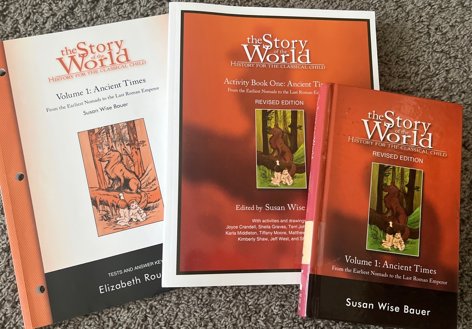 Susan Wise Bauer: The Story of the World Volume 1, Book Set