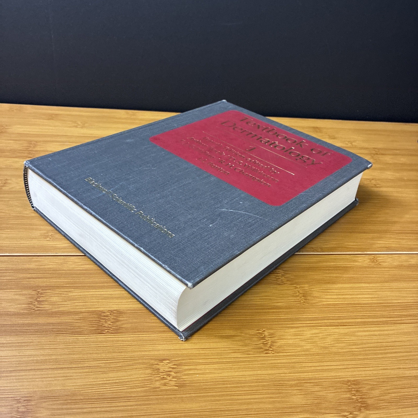 Textbook of Dermatology Vol 1 Fourth Edition (Hardcover, 1986) Blackwell Vintage