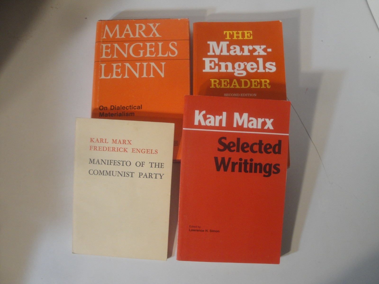 Marx-Engels LOT 4 / COMMUNIST MANIFESTO/ON DIALECTICAL MATERIALISM/READER